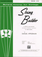 Applebaum, Samuel - String Builder - Book 1 Teacher Part - Belwin/Mills Publication
