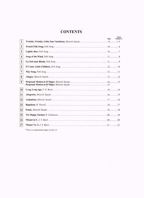 Suzuki Cello School Method Book and CD, Volume 1, Performed by Tsutsumi
