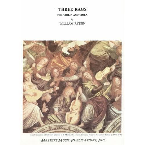 Ryden - Three Rags For Violin and Viola Published by Masters Music Pub