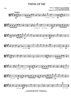 Lloyd Webber, Andrew - The Phantom of the Opera - Viola solo - Hal Leonard Edition