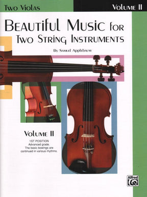 Applebaum, Samuel - Beautiful Music For Two Violas, Volume 2 - Belwin-Mills Publication