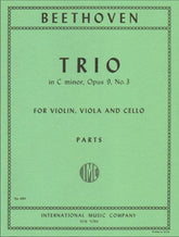 Beethoven, Ludwig - Trio In c minor Op 9 No 3 for Violin, Viola and Cello - International Edition