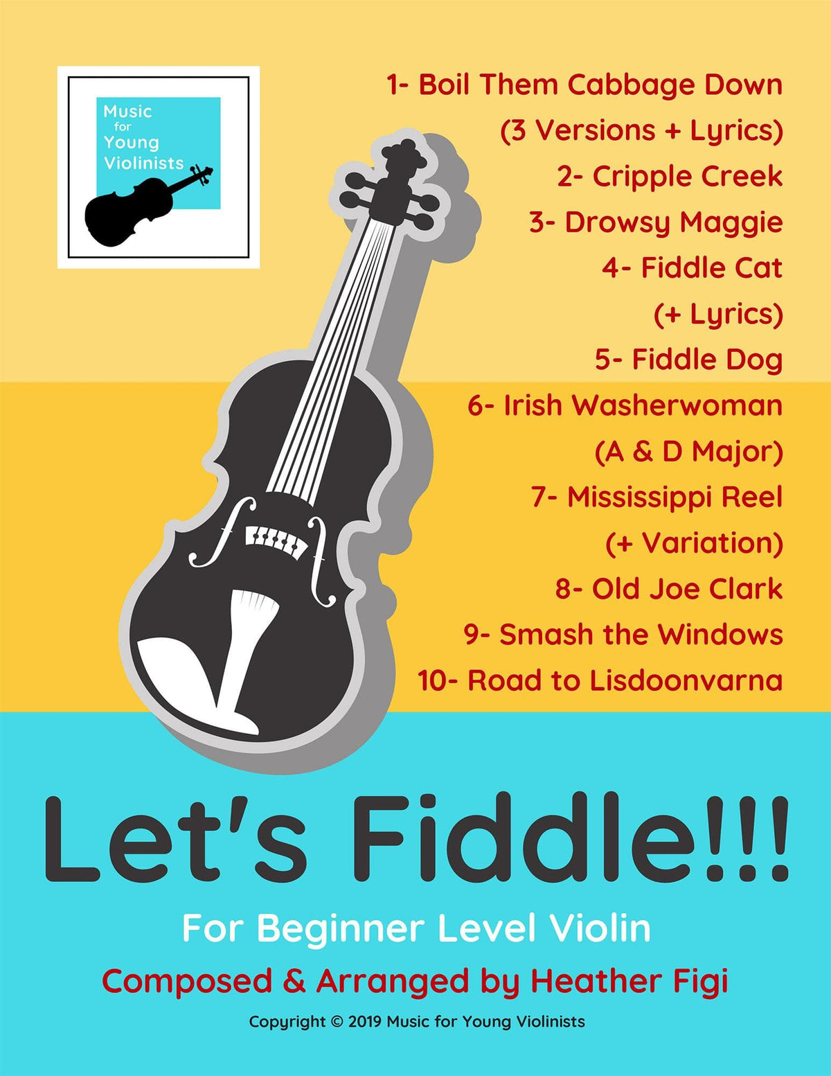 Figi, Heather - Music for Young Violinists: Let's Fiddle! - for Solo Violin - Digital Download