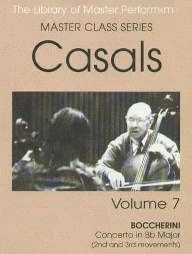 Pablo Casals Master Class Series Volume 7 DVD
