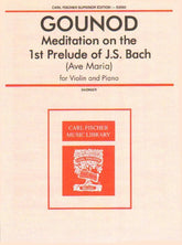 Charles Gounod - Meditation on the First Prelude of JS Bach (Ave Maria) - Violin and Piano - Saenger
