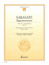 Sarasate, Pablo - Zigeunerweisen, Op 20 - for Violin and Piano - edited by Lechner - Schott