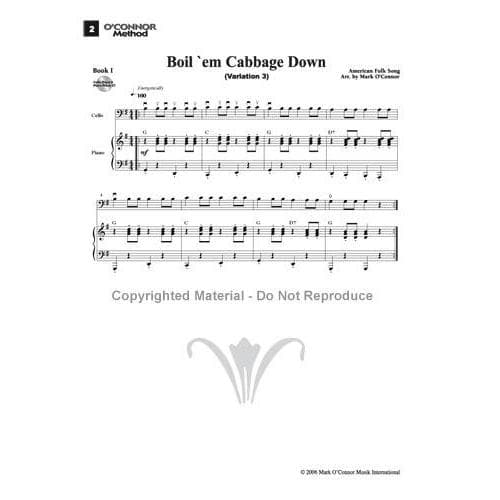 O'Connor Cello Method Book I - Piano Accompaniment