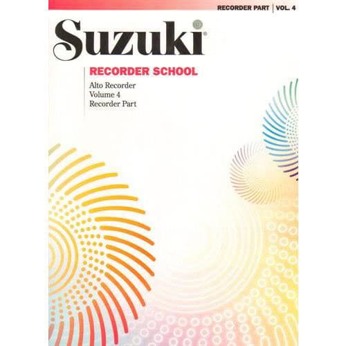 Suzuki Recorder School, Volume 4, Alto