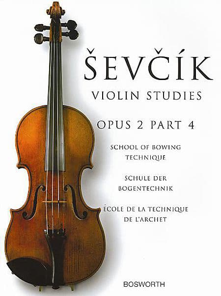 Sevcik, Otakar - School of Bowing Technique, Opus 2, Part 4 - for Violin - Bosworth & Co