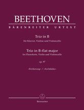 Beethoven, Ludwig - Trio in B-flat Major, Op 97 - Barenreiter URTEXT
