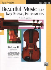 Applebaum, Samuel - Beautiful Music for Two Violas, Volume 3 - Belwin-Mills Publication