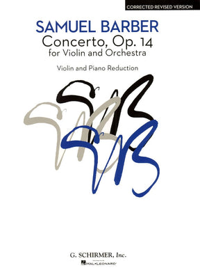 Barber, Samuel - Concerto Op 14 for Violin and Piano Revised - Schirmer Edition