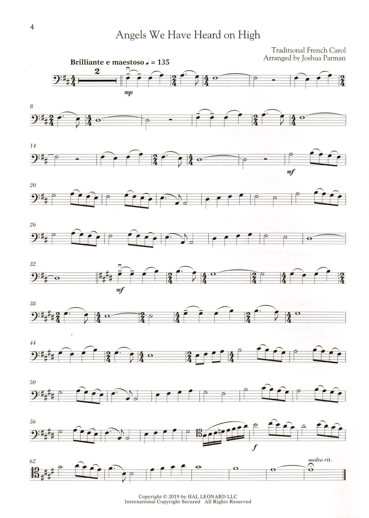 Favorite Christmas Carols - Cello and Piano - Book/Online Audio - Hal Leonard Edition