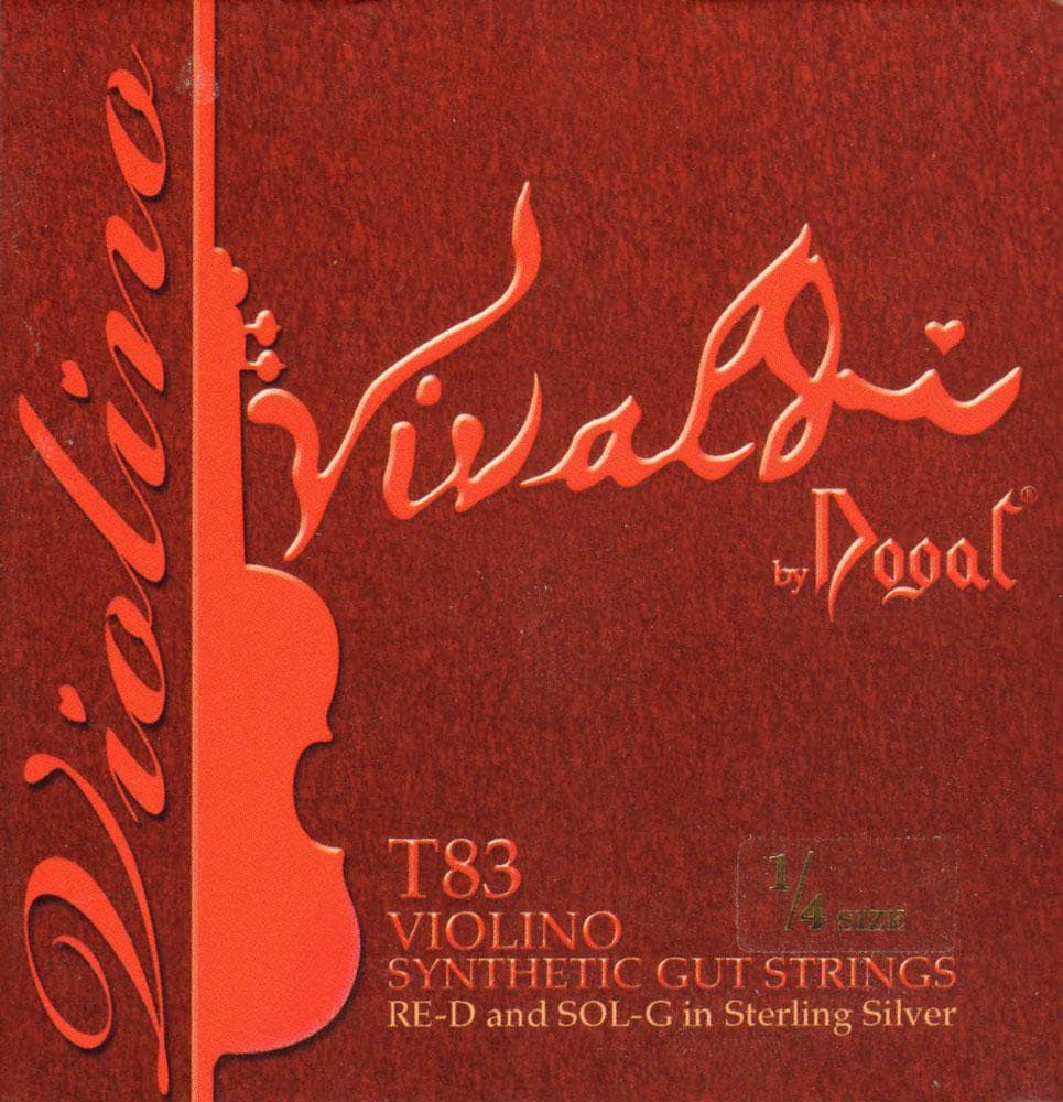 Dogal Vivaldi Violin String Set 1/4 Size Medium
