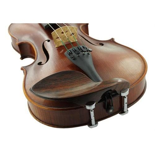 Guarneri Rosewood Violin Chinrest - Hill Style Clamps