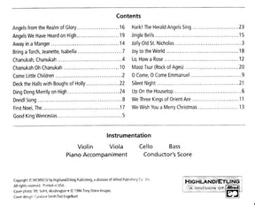 O'Reilly, John - Christmas and Chanukah Ensembles Bass Published by Neil A Kjos Music Company