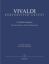 Vivaldi, Antonio - Four Seasons ( Complete ) For Violin and Piano URTEXT Published by Barenreiter
