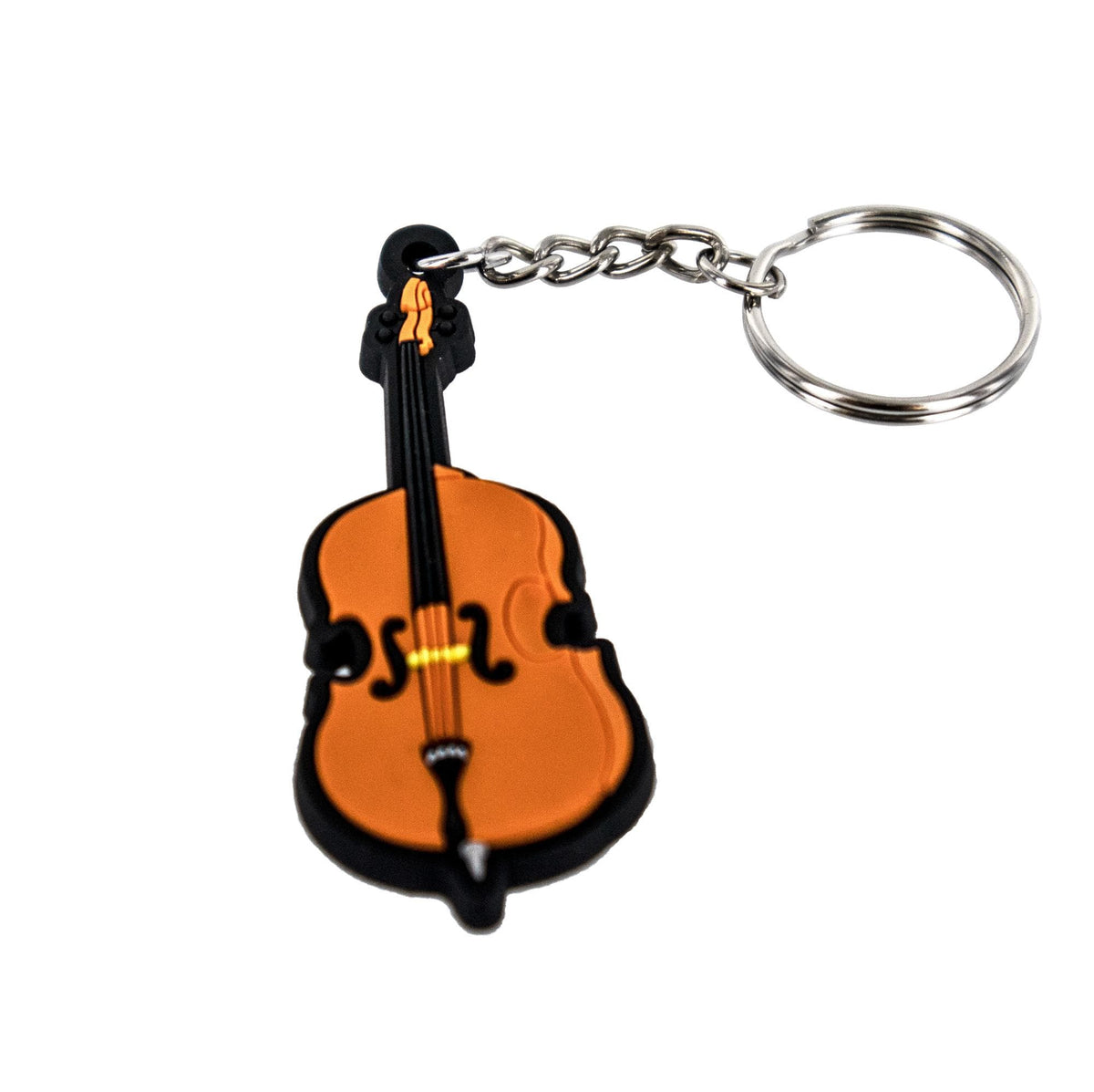Cello Shaped Keychain