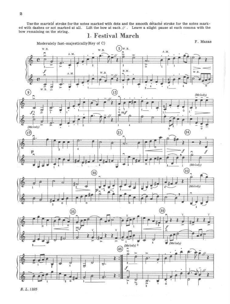 Applebaum, Samuel - Beautiful Music for Two Violins, Volume 3 - Belwin-Mills Publication