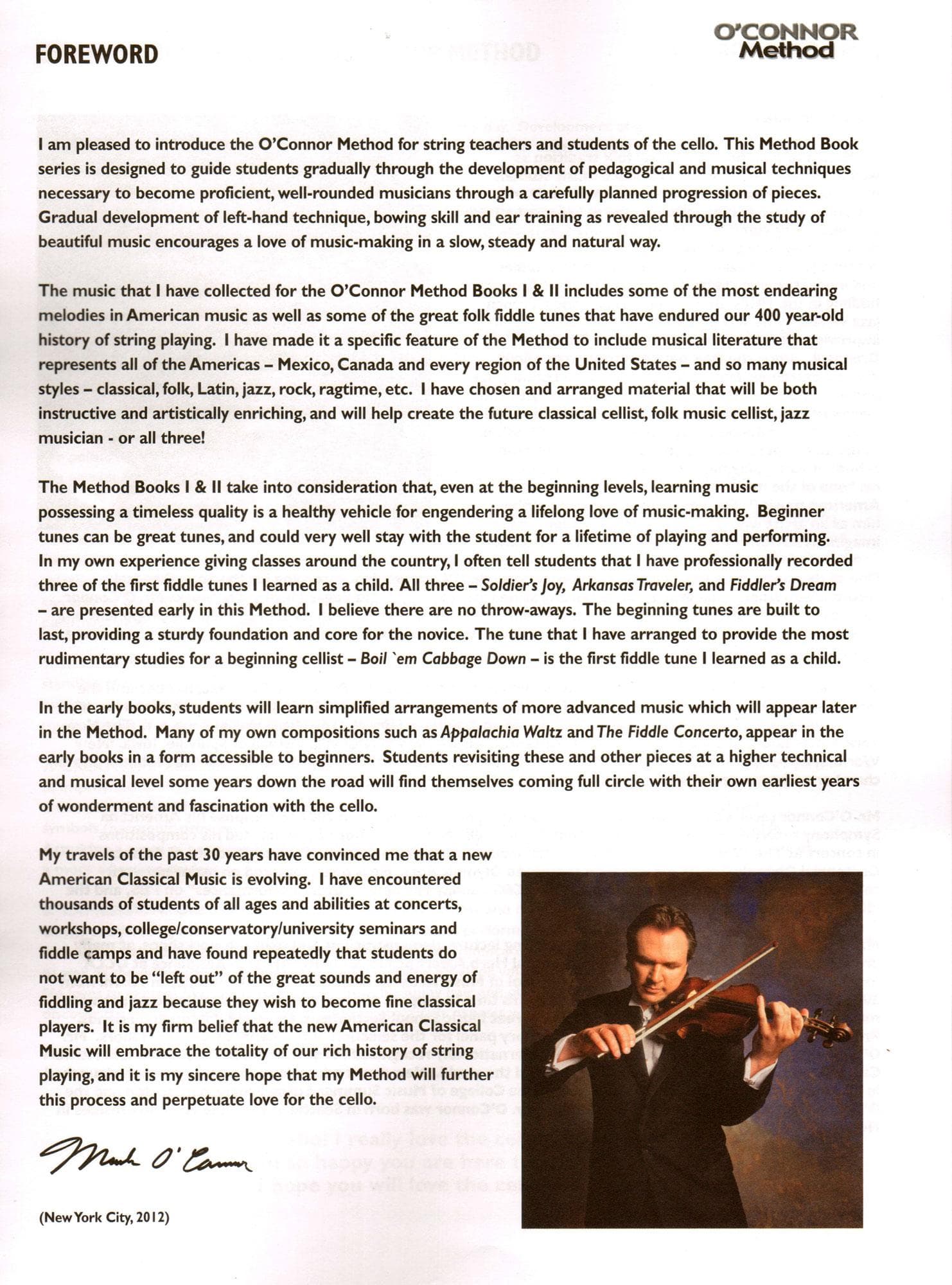 O'Connor Cello Method Book II