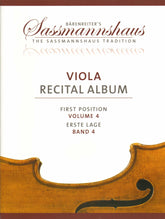 Sassmannshaus Viola Recital Album Volume 4