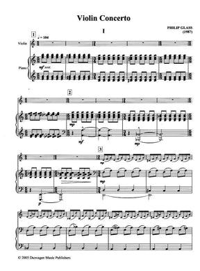 Glass, Philip - Violin Concerto (1987) - for Violin and Piano - Chester Music Edition