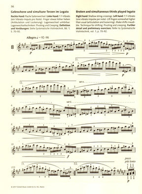 Schradieck, H - 25 Studies for Violin, Opus 1 - edited by Benjamin Bergmann - Schott Edition