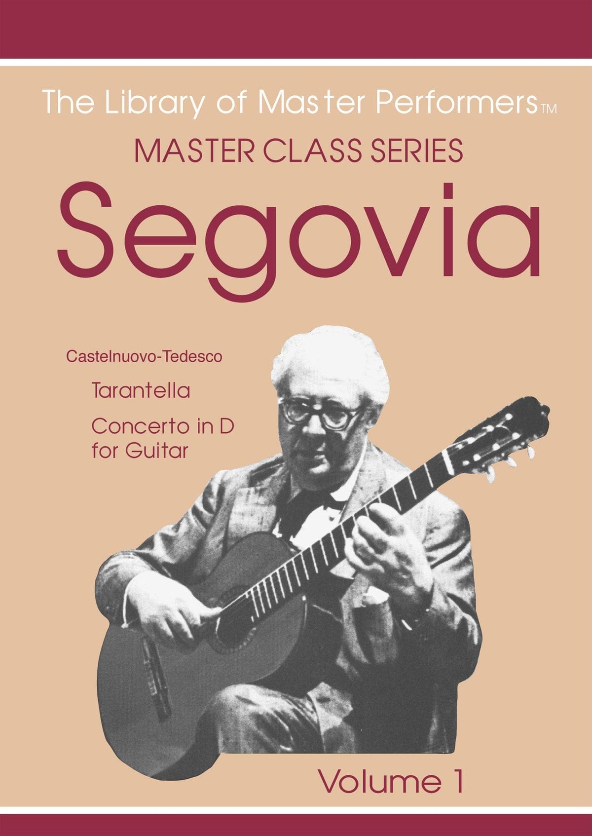 Andres Segovia - Master Class Series - Volume 1- DVD