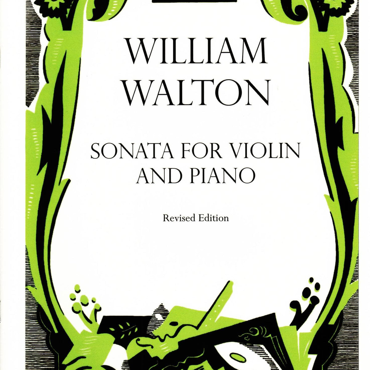 Classical Violin Sheet Music with Piano: Walton Sonata - Oxford Press