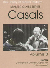 Pablo Casals Master Class Series Volume 8 DVD