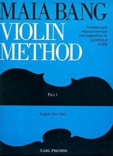 Bang, Maia - Violin Method, Book 1 (English Text Only) - Carl Fischer Edition