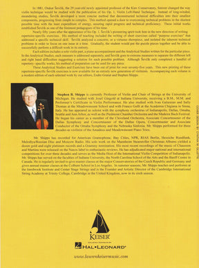 H.W. Ernst - Hungarian Airs, Op. 22 - for Violin and Piano - with Analytical Studies & Excercises by Sevcik (Op. 16, No. 42) - edited by Stephen Shipps