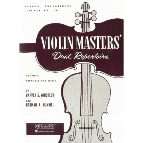 Whistler - Violin Master's Duet Repertoire Published by Rubank Publications