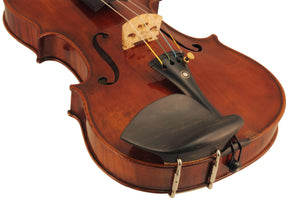 Vintage German Violin Chinrest by Götz - Morawetz Style - Ebony - Standard Clamp
