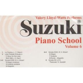 Suzuki Piano School CD, Volume 6 , Performed by Lloyd-Watts