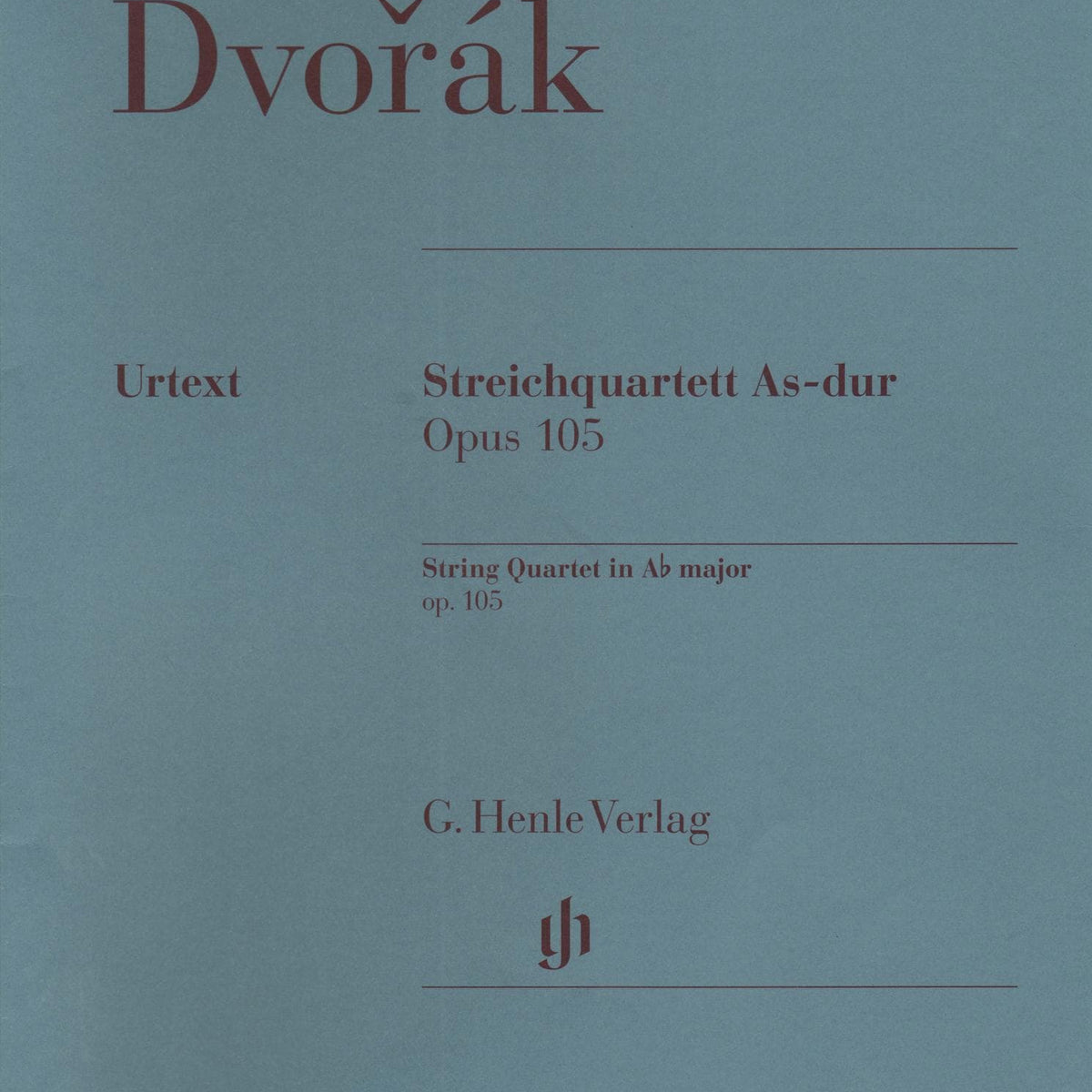 Dvorak String Quartet Opus 105 Sheet Music