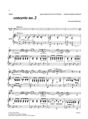 Bottesini, Giovanni - Concerto No 2 in a minor for Double Bass and Piano - Arranged by Slatford/Pollard - Yorke Edition