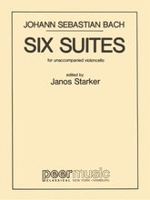 Bach, JS - 6 Cello Suites, BWV 1007-1012 - Edited by Janos Starker - Peer Edition