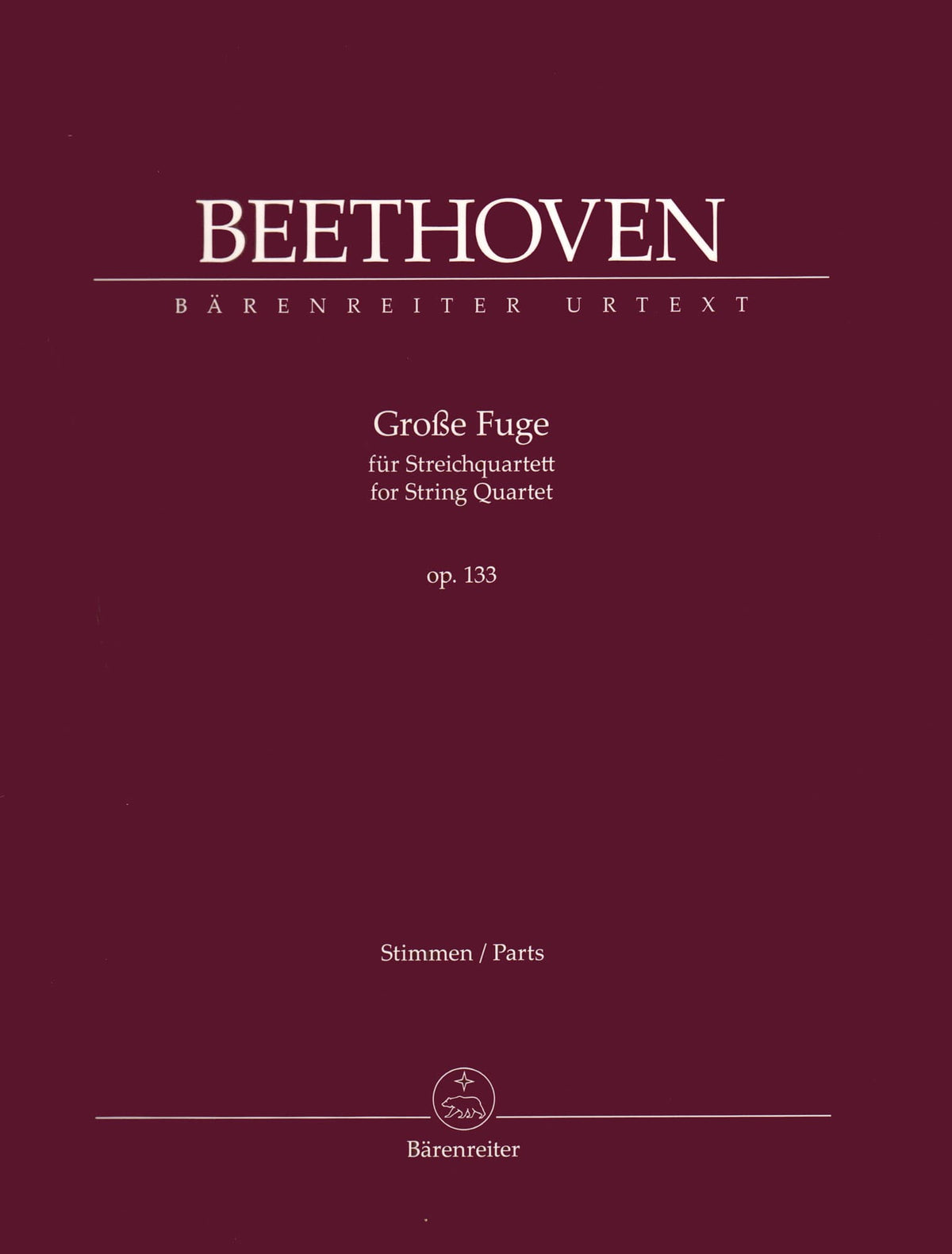 Beethoven, Ludwig - String Quartet 