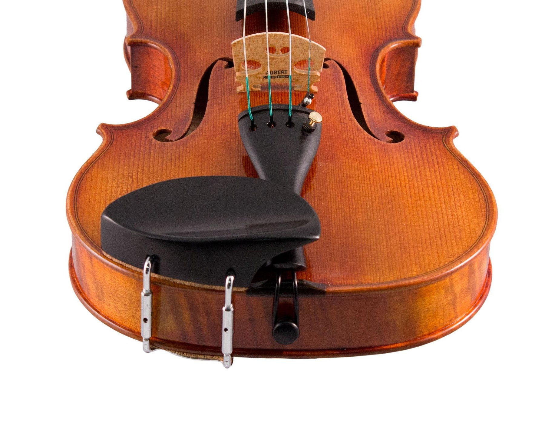 Teka Ebony Violin Chinrest - Medium Plate