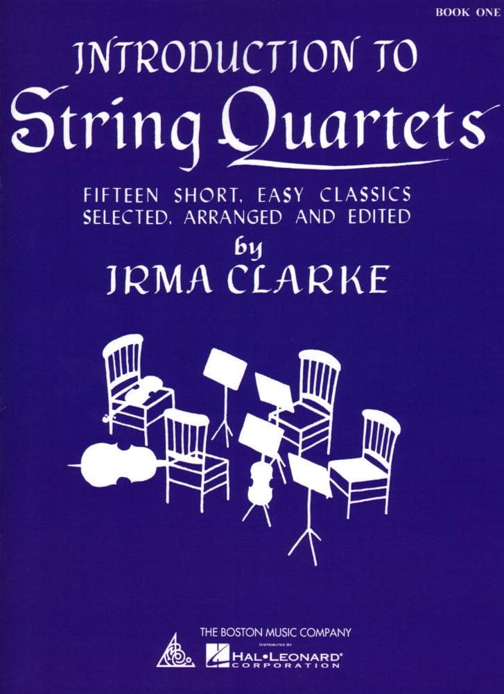 Clarke, Irma - Introduction to String Quartets Book 1 - Boston Music Company Publication