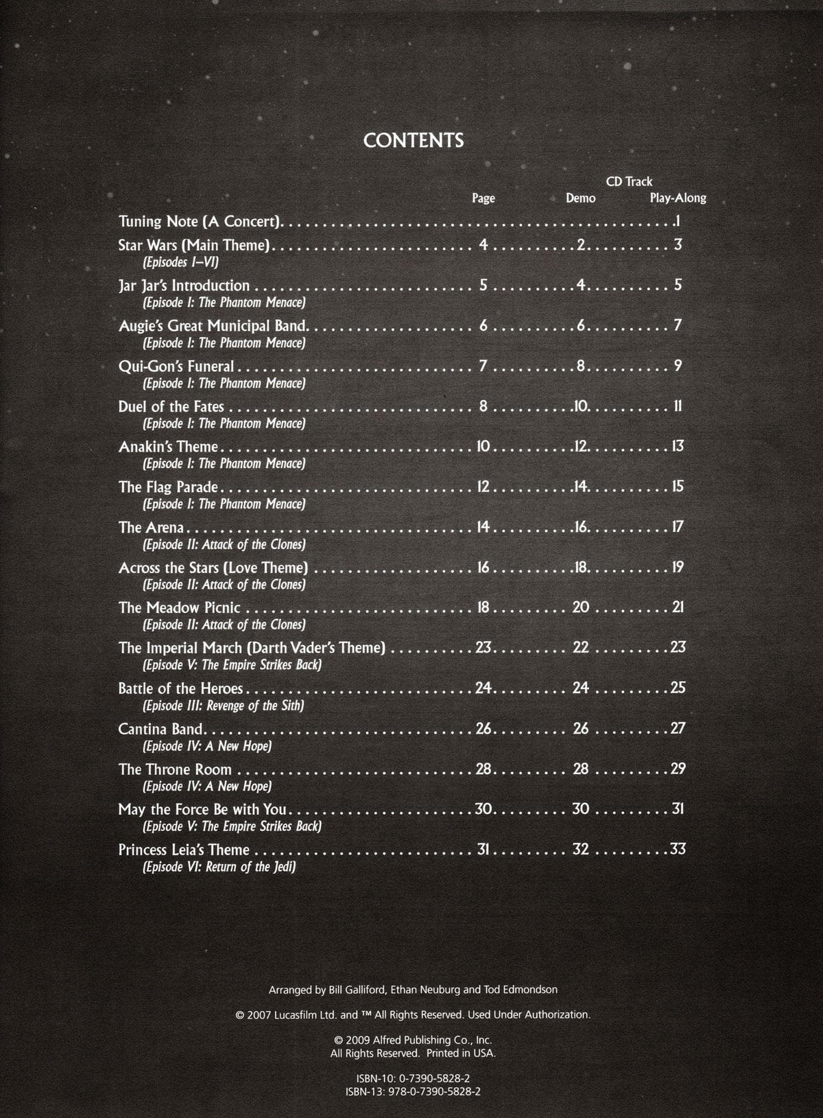 Williams, John - Star Wars, for Viola and Piano Book - Published by Alfred Music