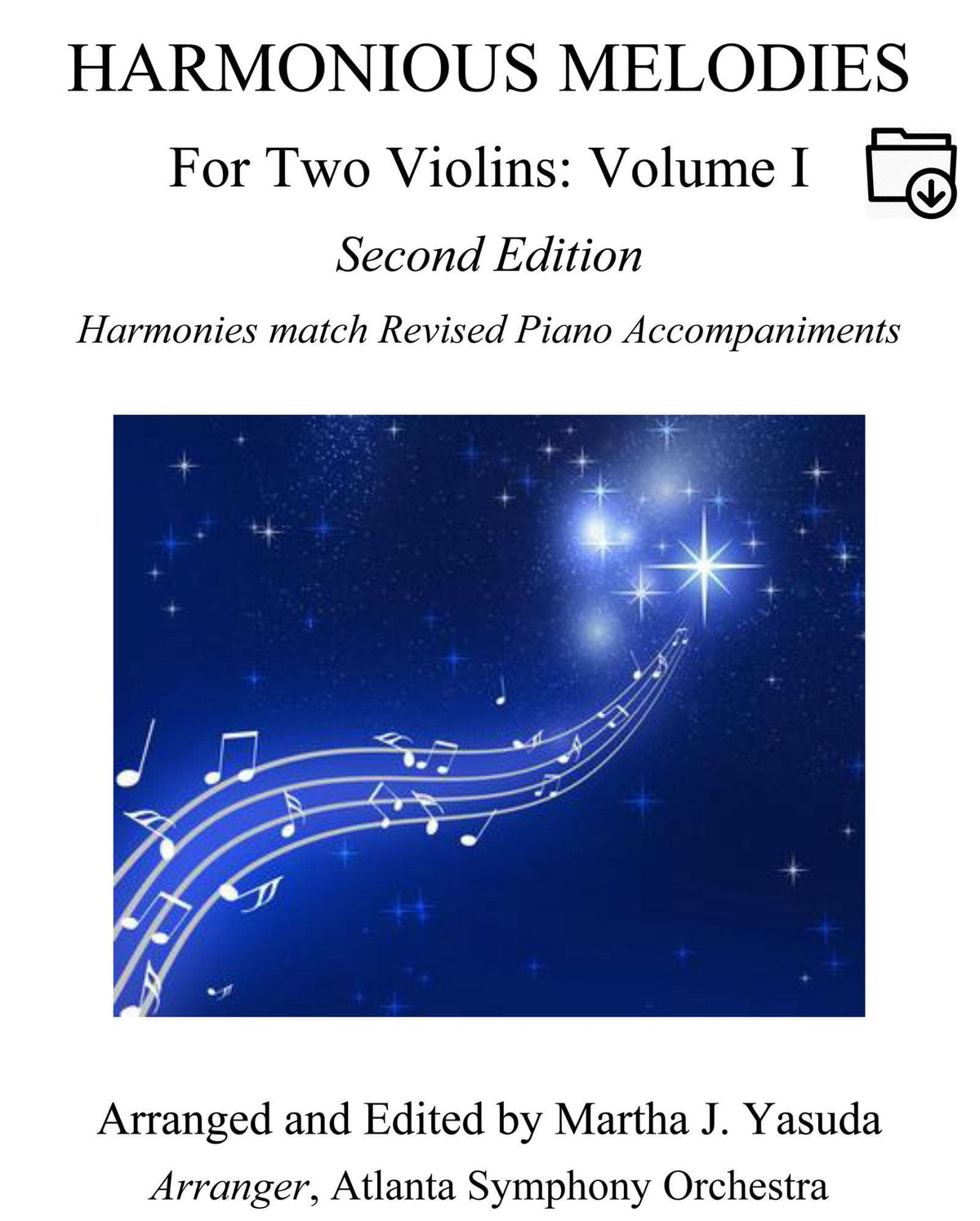 Yasuda, Martha - Harmonious Melodies For Two Violins, Volume I, 2nd Edition  - Digital Download
