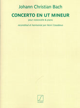 Bach, Johann Christian - Concerto in c minor - Cello and Piano - edited by Henri Casadesus and Maurice Maréchal - Editions Salabert