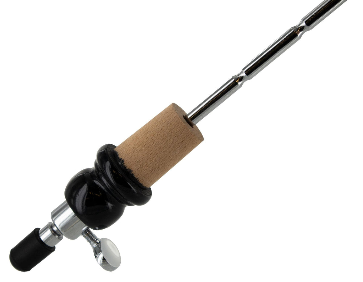 Bass Endpin with Ebonized Plug – 12” long, 8mm diameter shaft