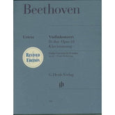 Beethoven, Ludwig - Concerto in D Major Op 61 for Violin with Piano Reduction - edited by Wolfgang Schneiderhan - Henle Verlag URTEXT Edition