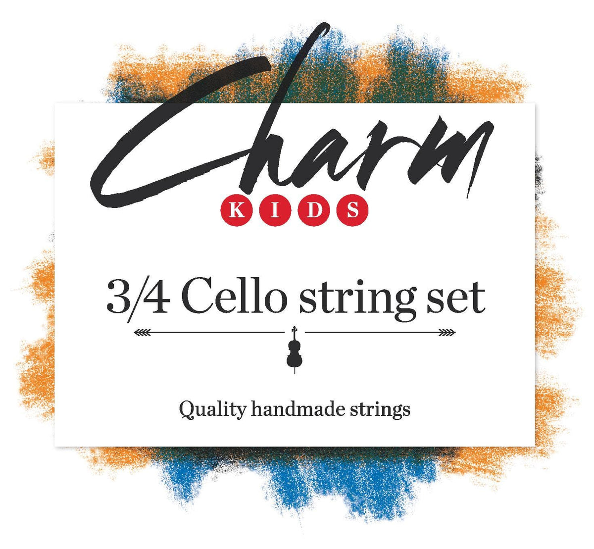 Charm Cello String Set 3/4 Size Medium
