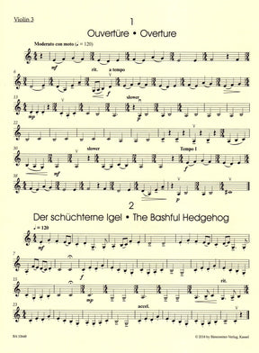 Speckert, George - Don't Feed the Animals - for String Ensemble - Barenreiter