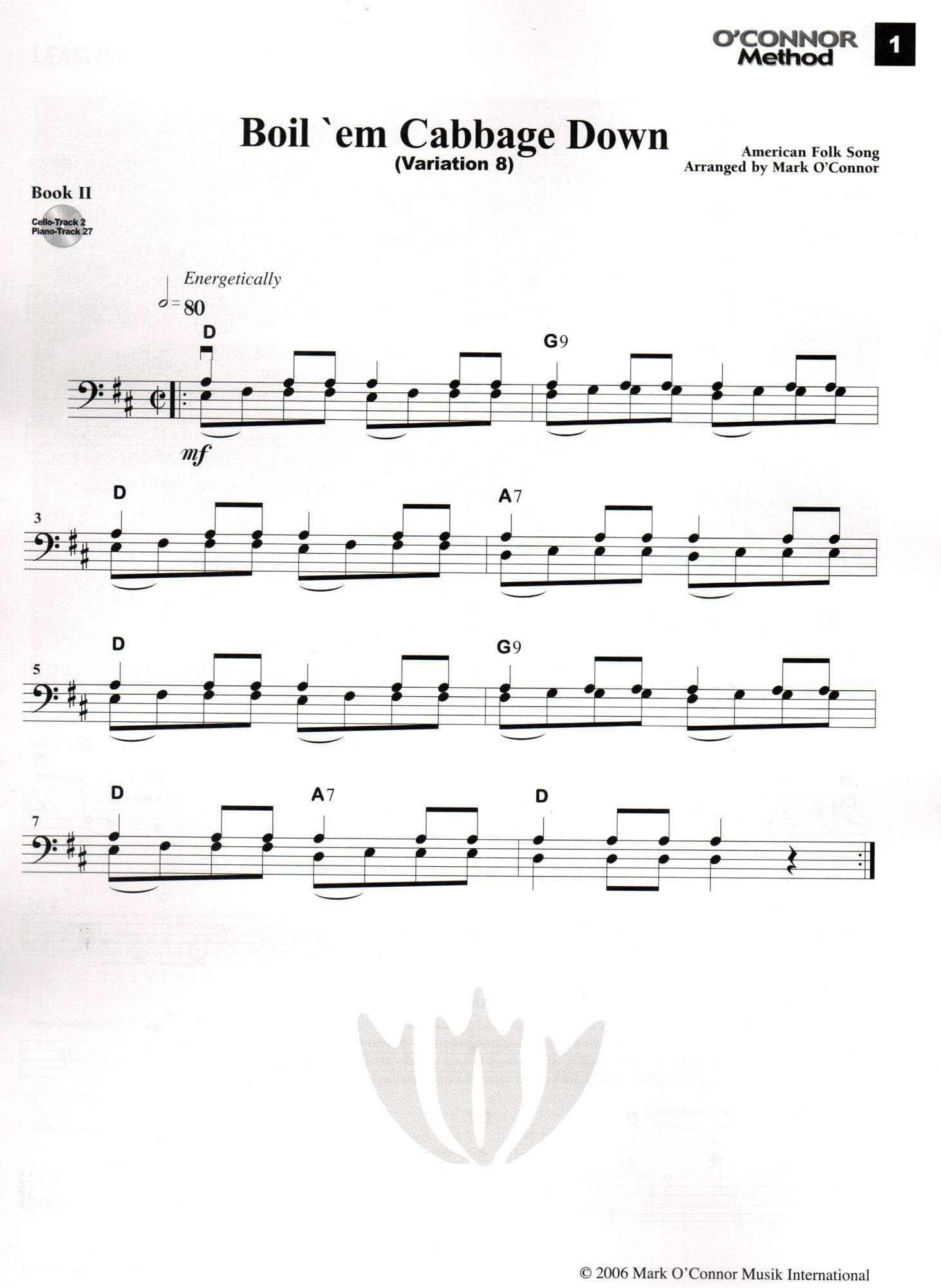 O'Connor Cello Method Book II
