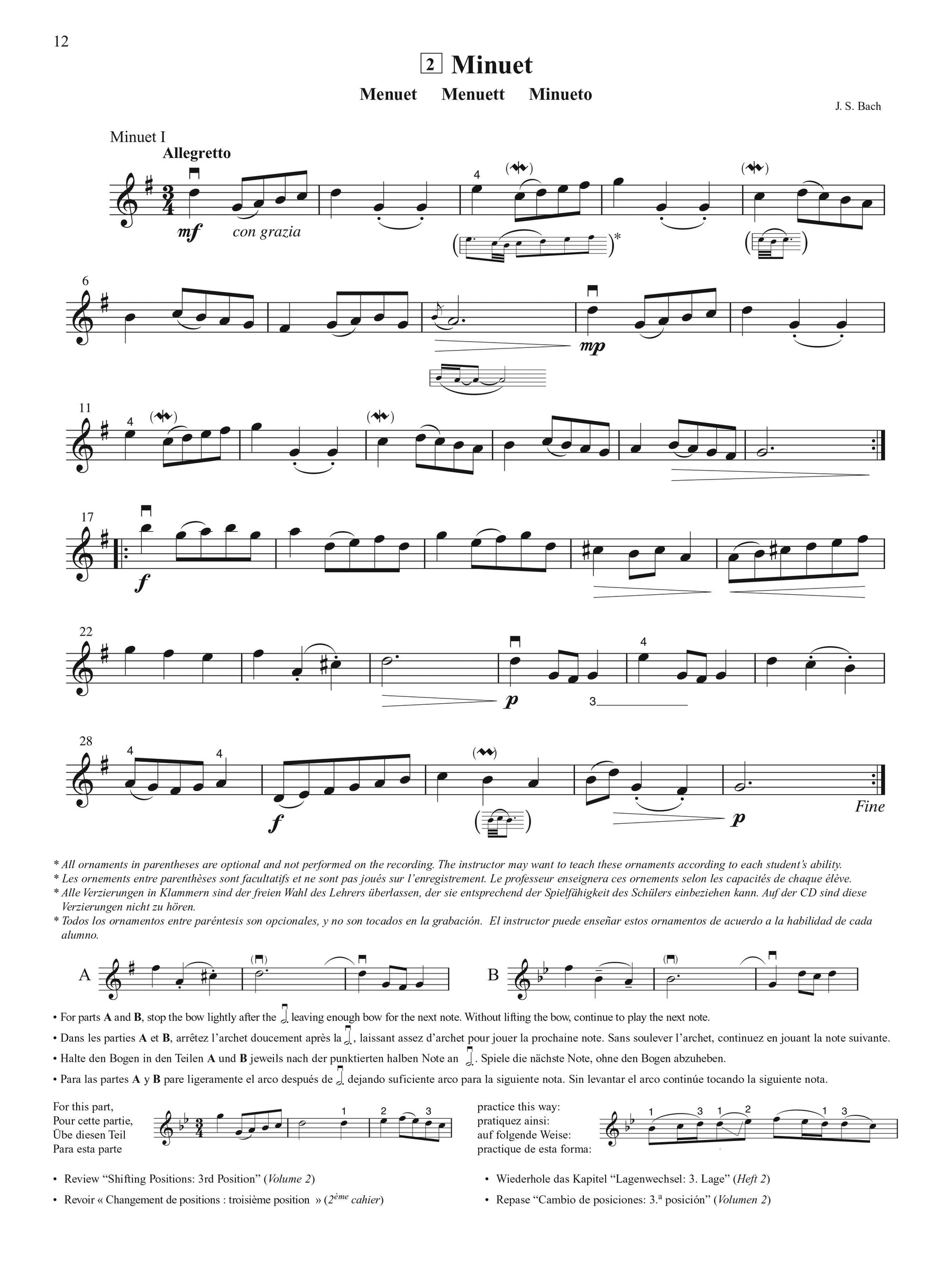 Suzuki Violin School Method Book and CD, Volume 3, Performed by Hilary Hahn